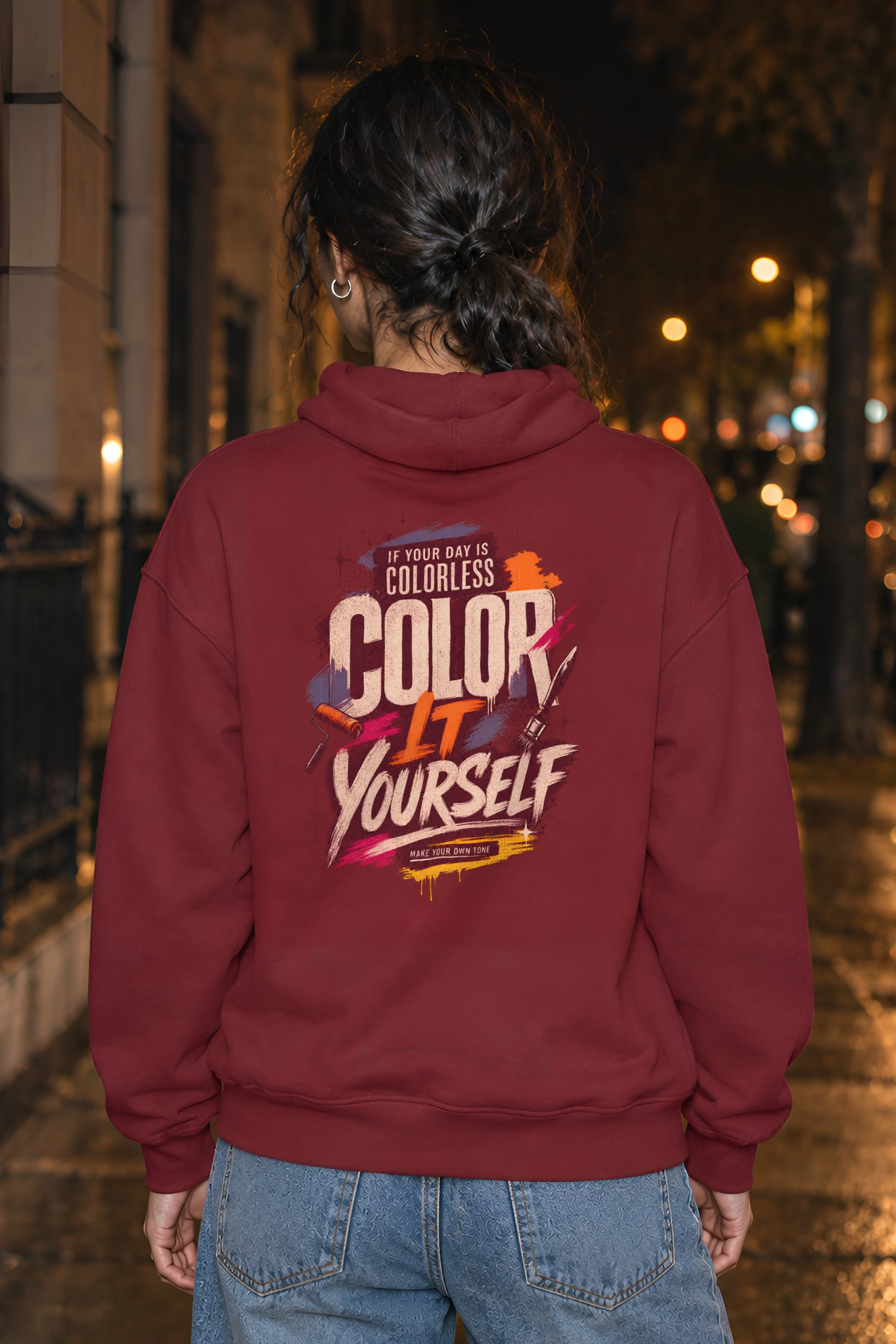 "Color Yourself" Heavy Blend Unisex Pullover Hoodie