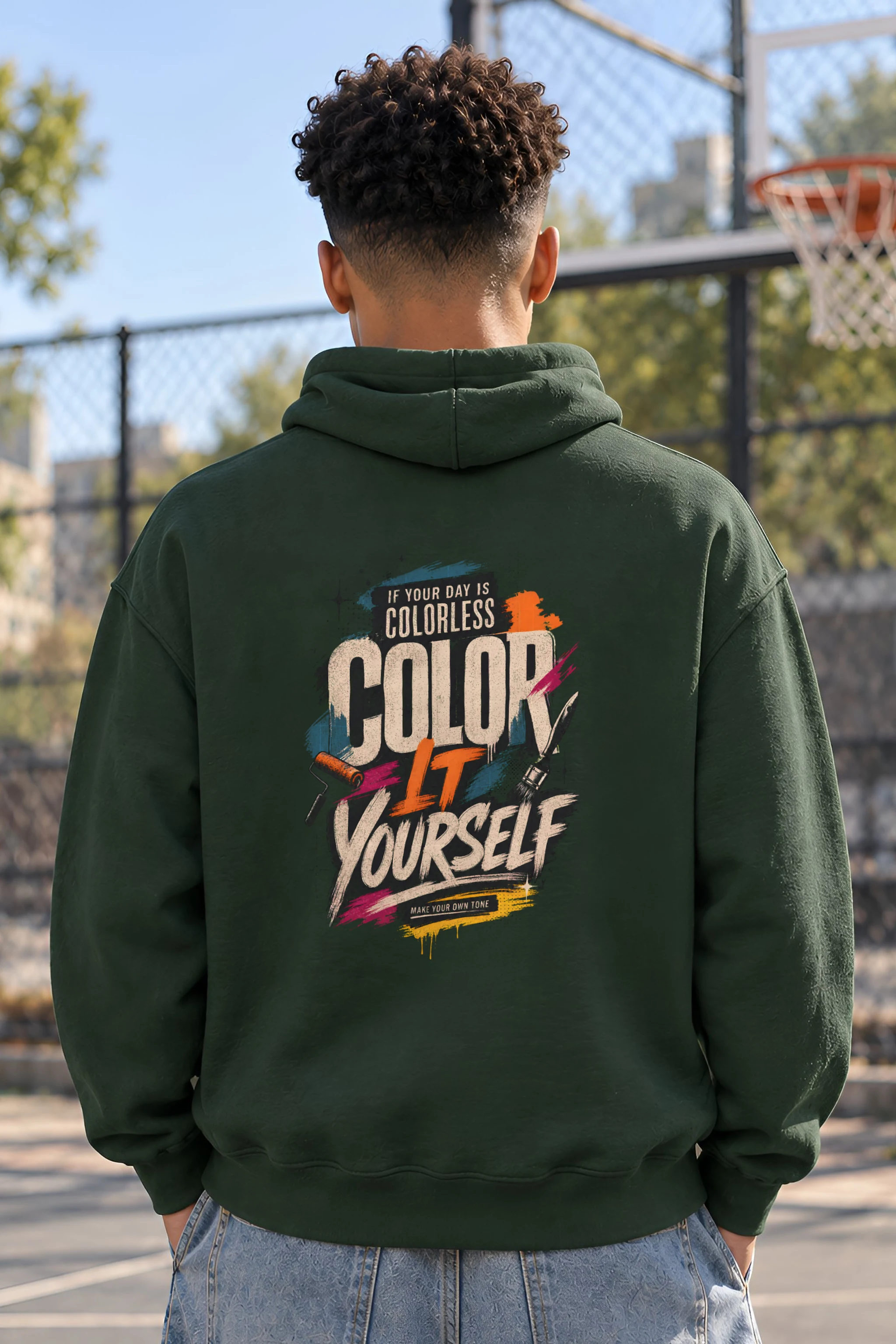 "Color Yourself" 1 Pullover Hoodie