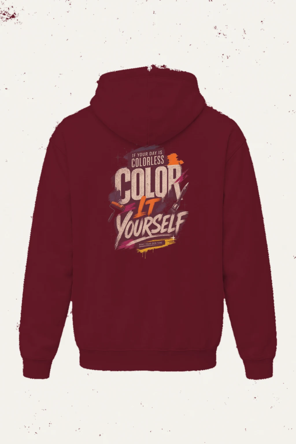 "Color Yourself" Heavy Blend Unisex Pullover Hoodie | Gildan 18500