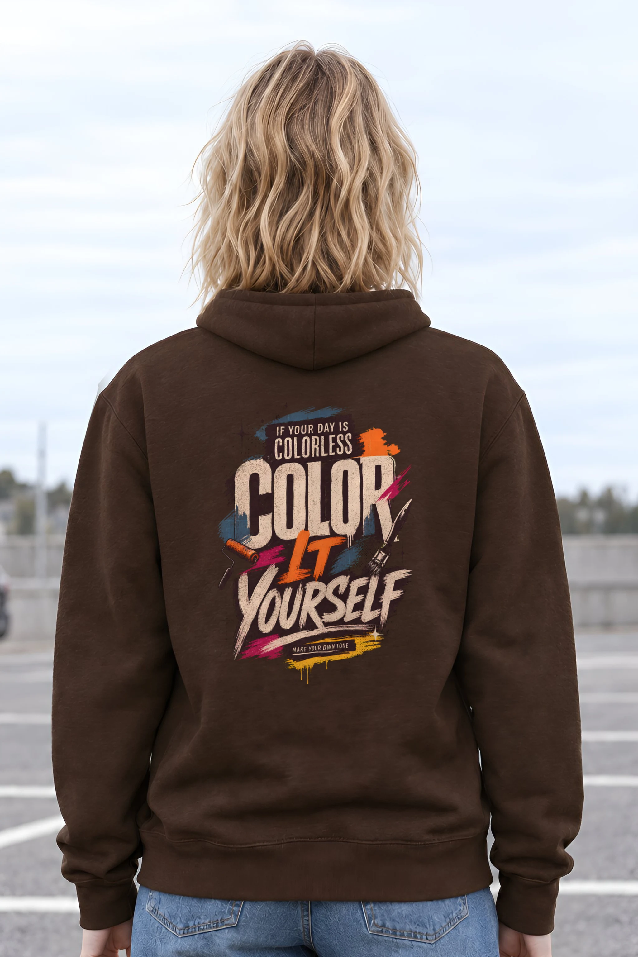 "Color Yourself" 1 Pullover Hoodie