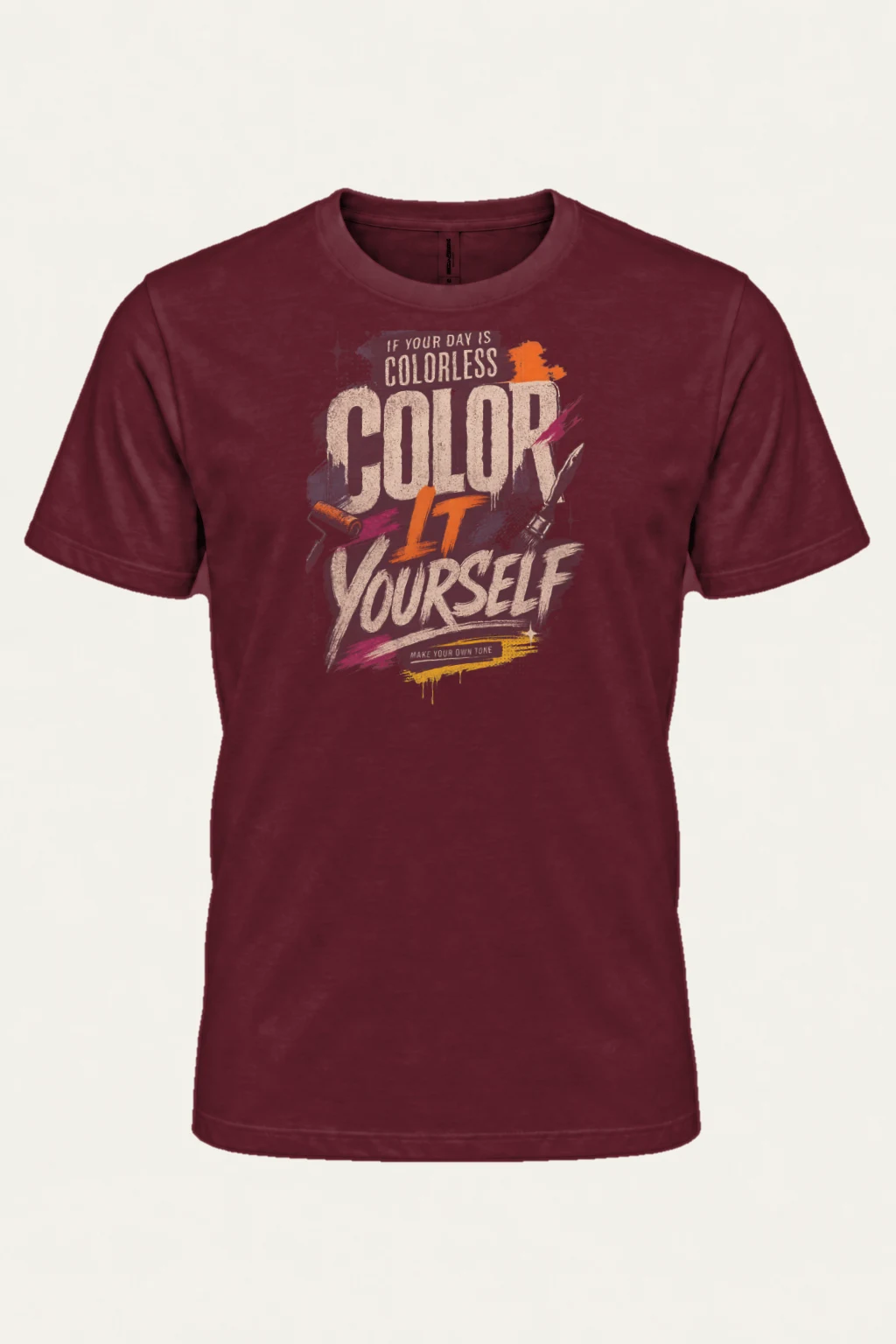 "Color Yourself" Heavyweight Unisex Crewneck T-shirt | Gildan 5000