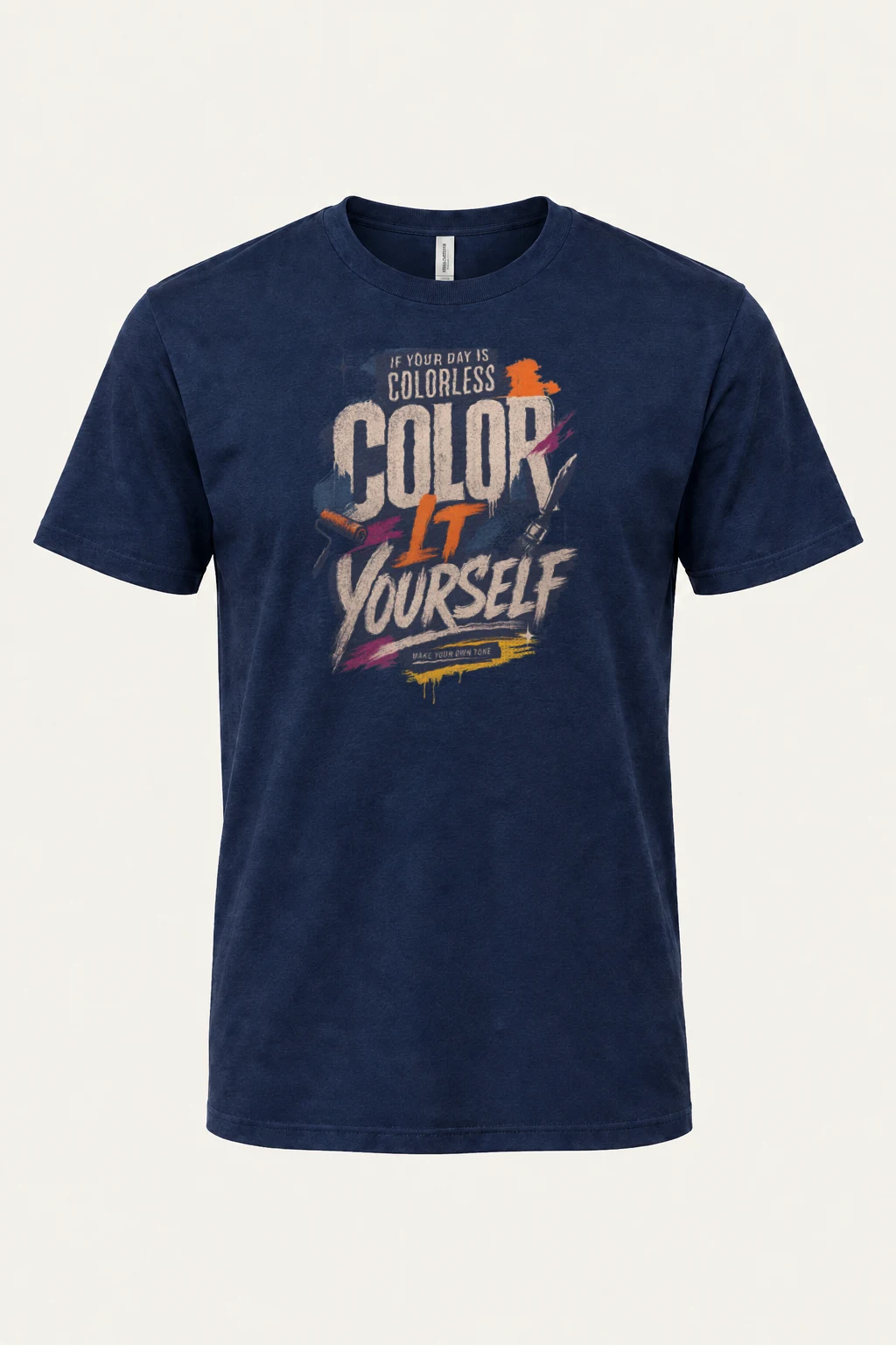 "Color Yourself" Heavyweight Unisex Crewneck T-shirt | Gildan 5000