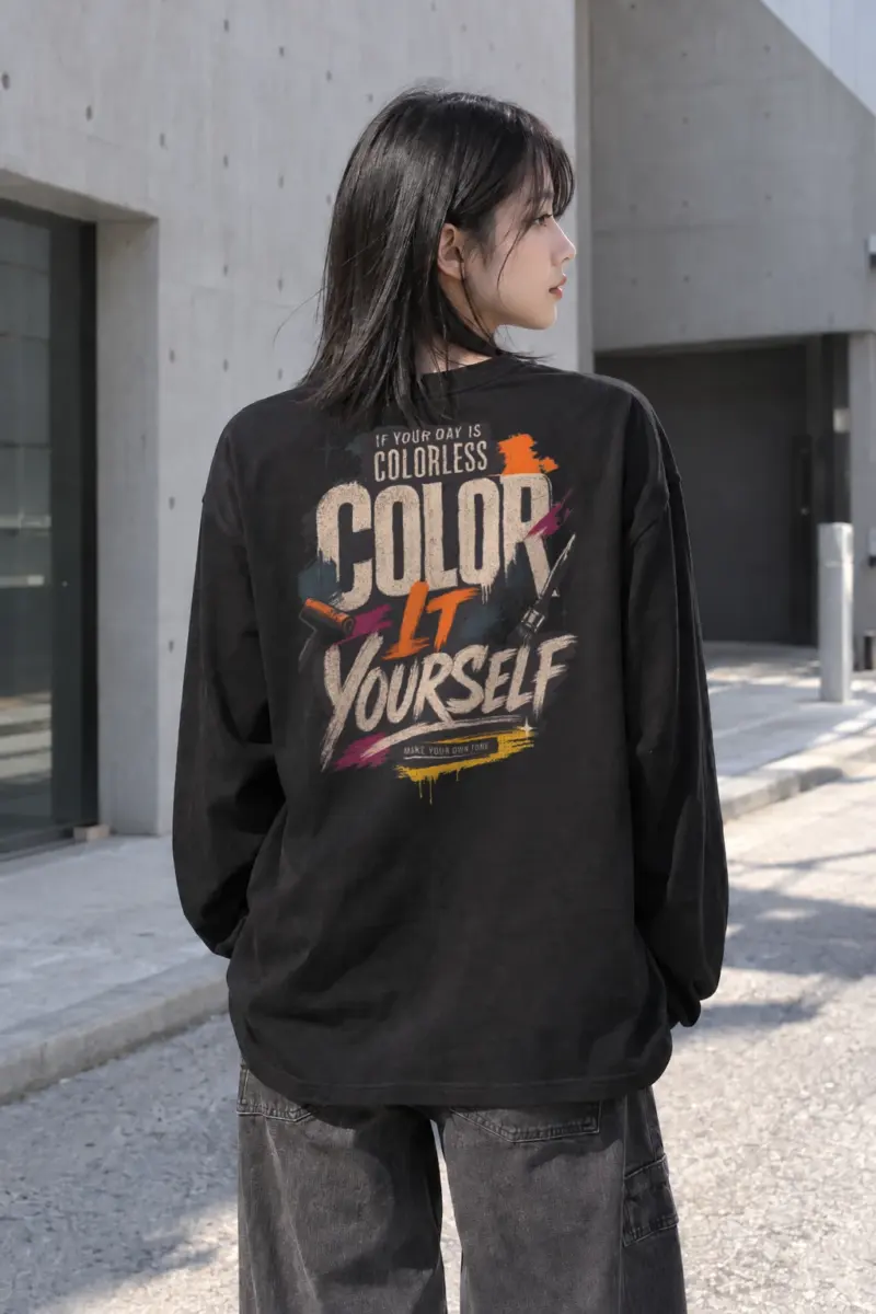 "Color Yourself" Unisex Longsleeve T-shirt | Gildan 2400
