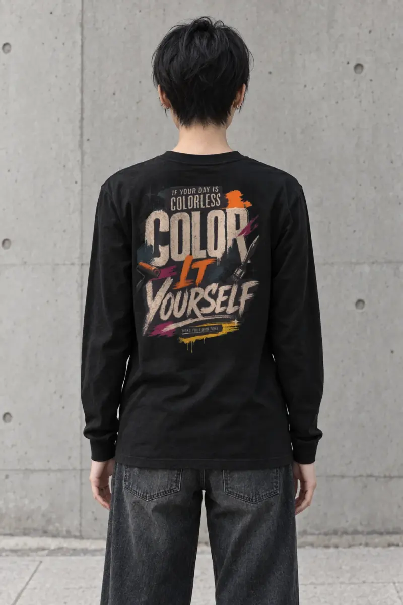 "Color Yourself" Unisex Longsleeve T-shirt