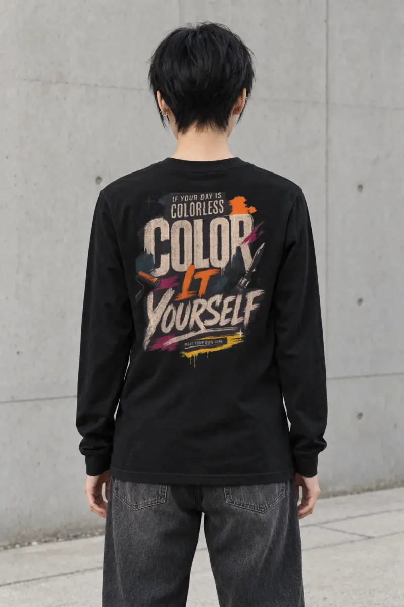 "Color Yourself" Unisex Longsleeve T-shirt