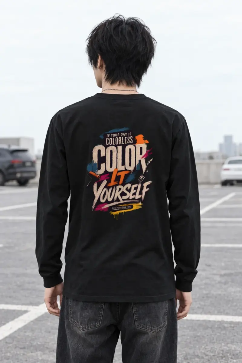"Color Yourself" Unisex Longsleeve T-shirt