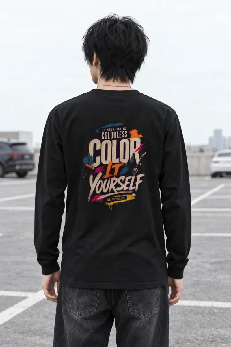 "Color Yourself" Unisex Longsleeve T-shirt