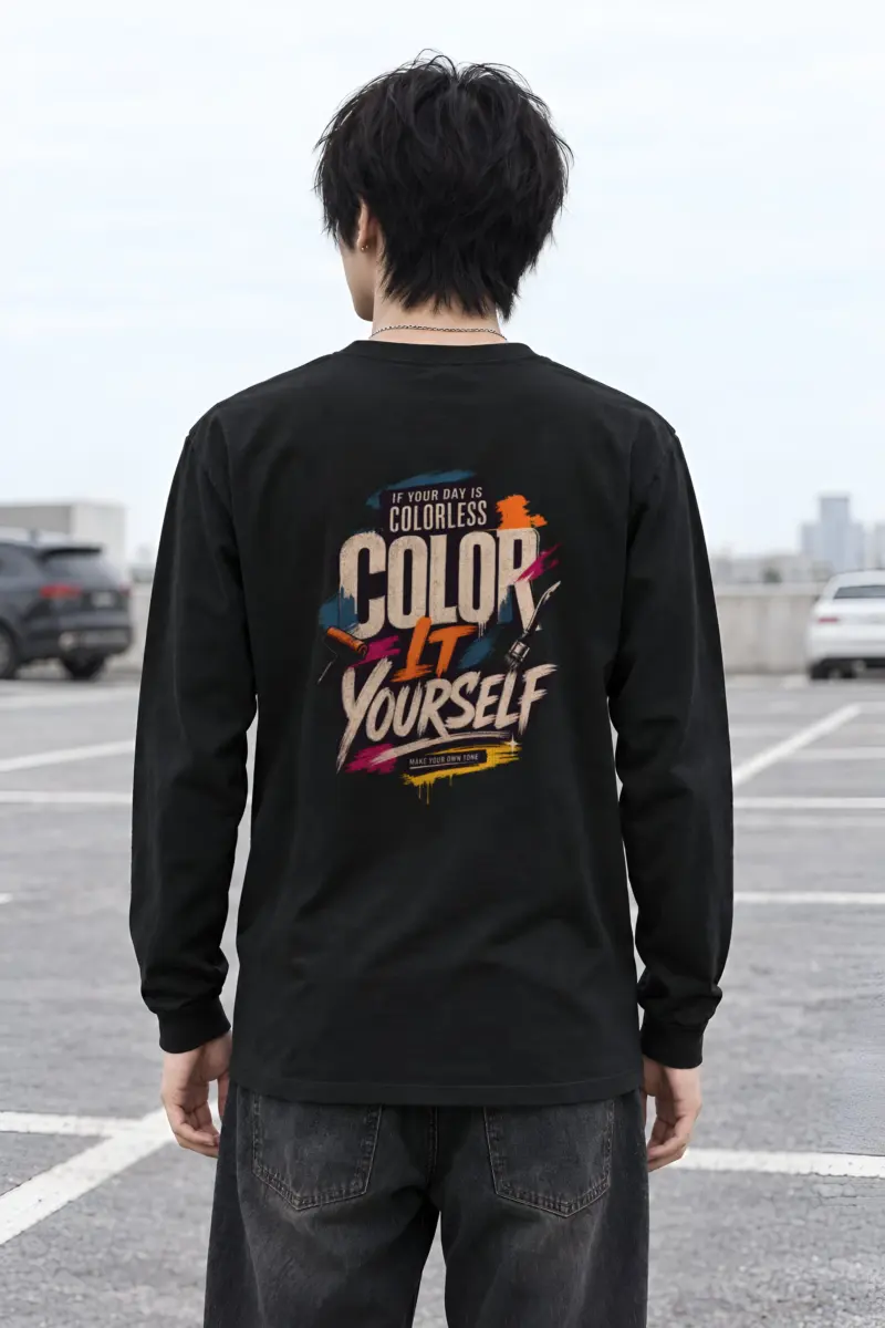 "Color Yourself" Unisex Longsleeve T-shirt
