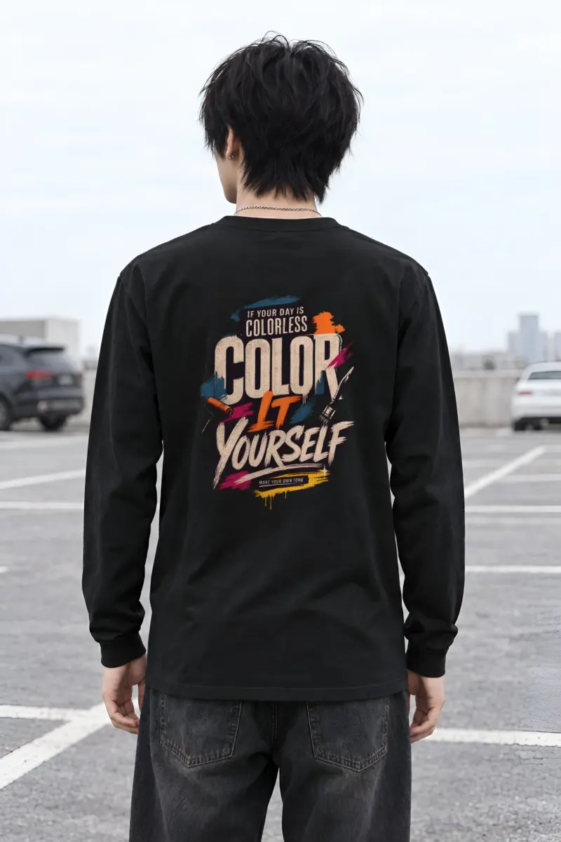 "Color Yourself" Unisex Longsleeve T-shirt