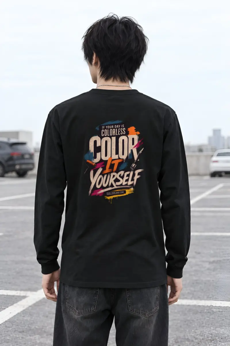 "Color Yourself" Unisex Longsleeve T-shirt