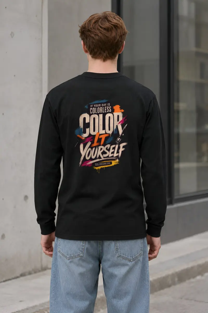"Color Yourself" Unisex Longsleeve T-shirt