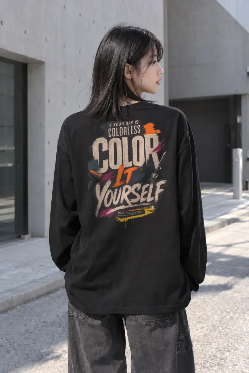 "Color Yourself" Unisex Longsleeve T-shirt | Gildan 2400