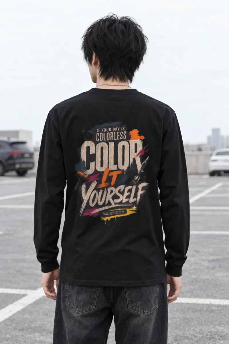 "Color Yourself" Unisex Longsleeve T-shirt