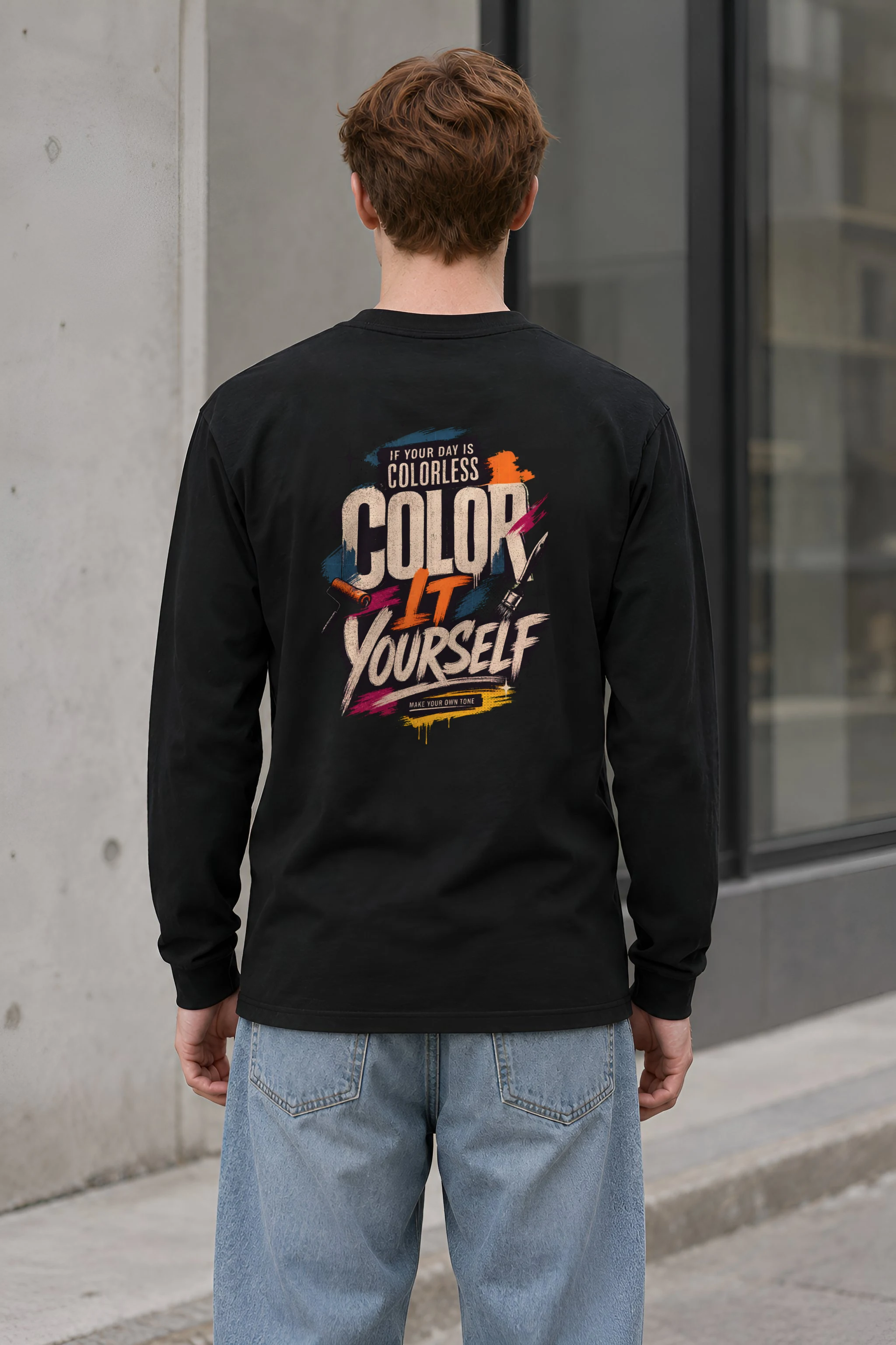 "Color Yourself" Unisex Longsleeve T-shirt