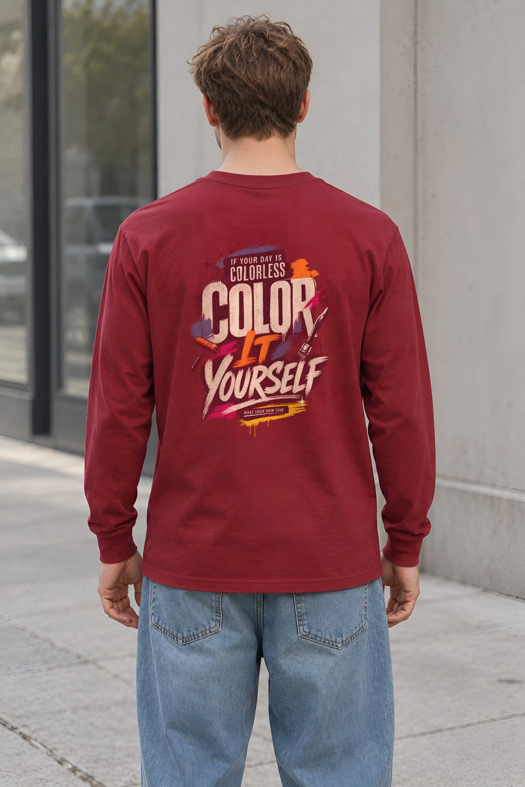 "Color Yourself" Unisex Longsleeve T-shirt