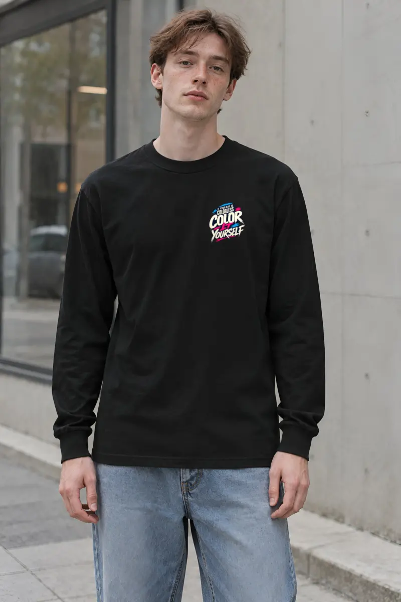 "Color Yourself" Unisex Longsleeve T-shirt