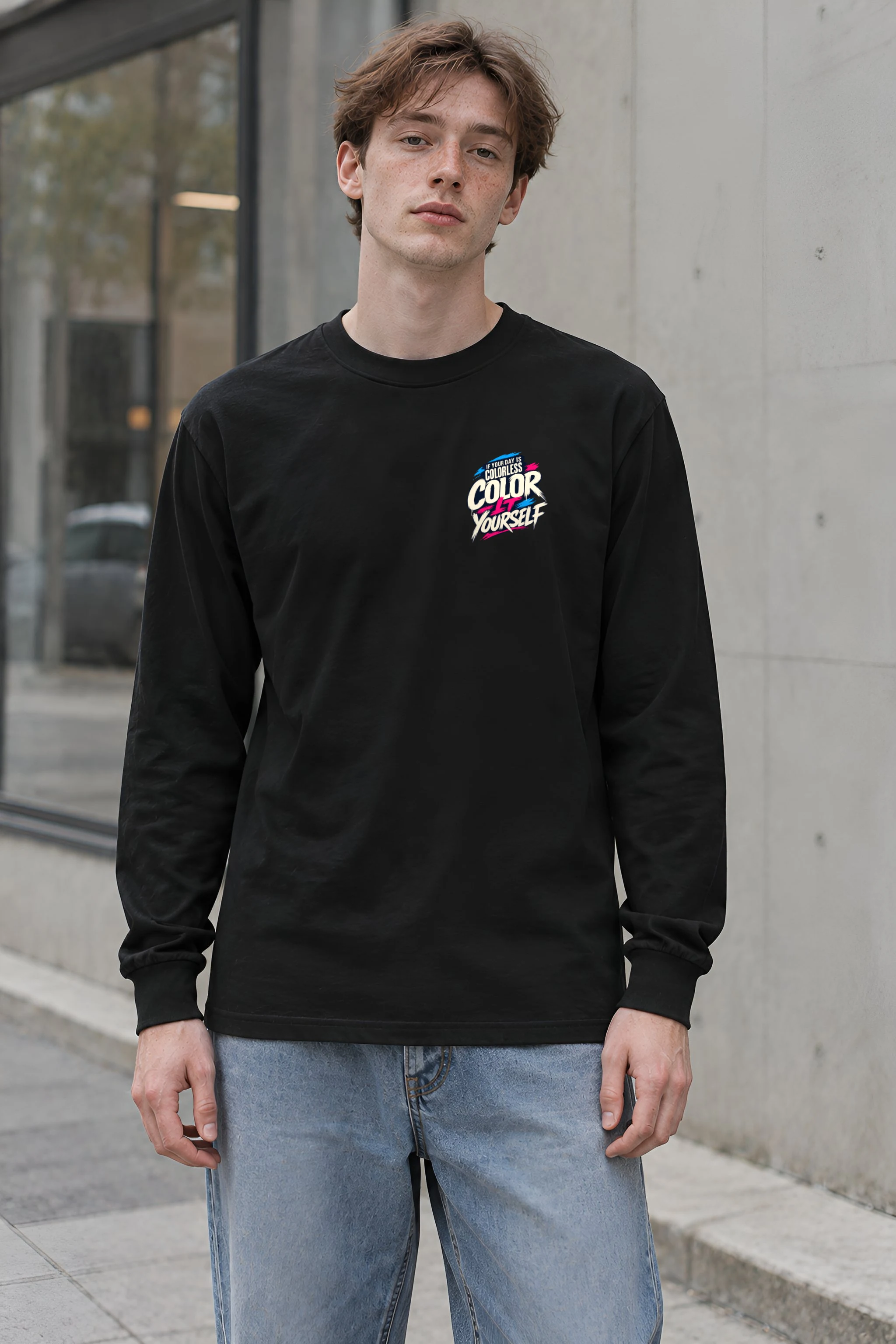 "Color Yourself" Unisex Longsleeve T-shirt