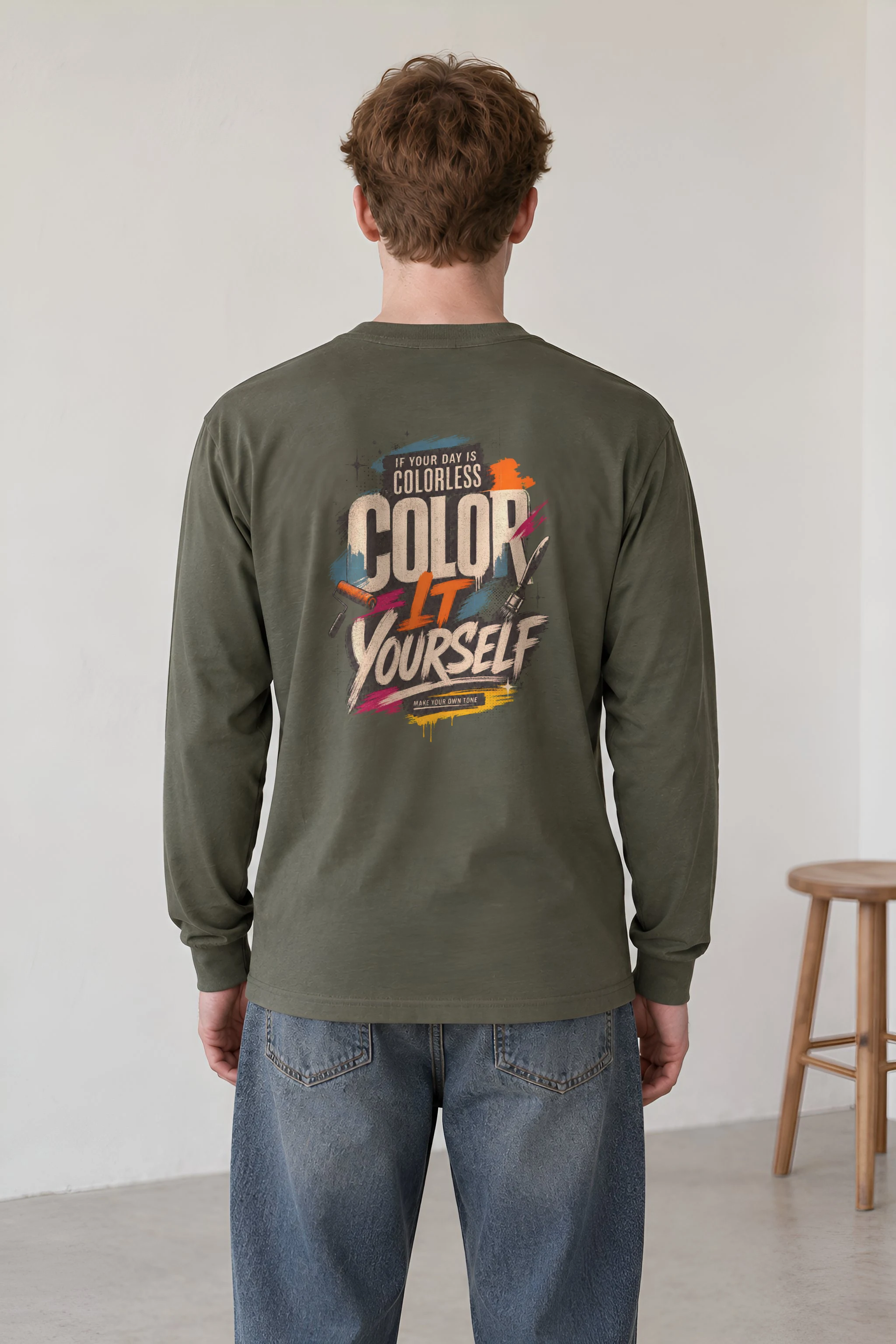 "Color Yourself" Unisex Longsleeve T-shirt