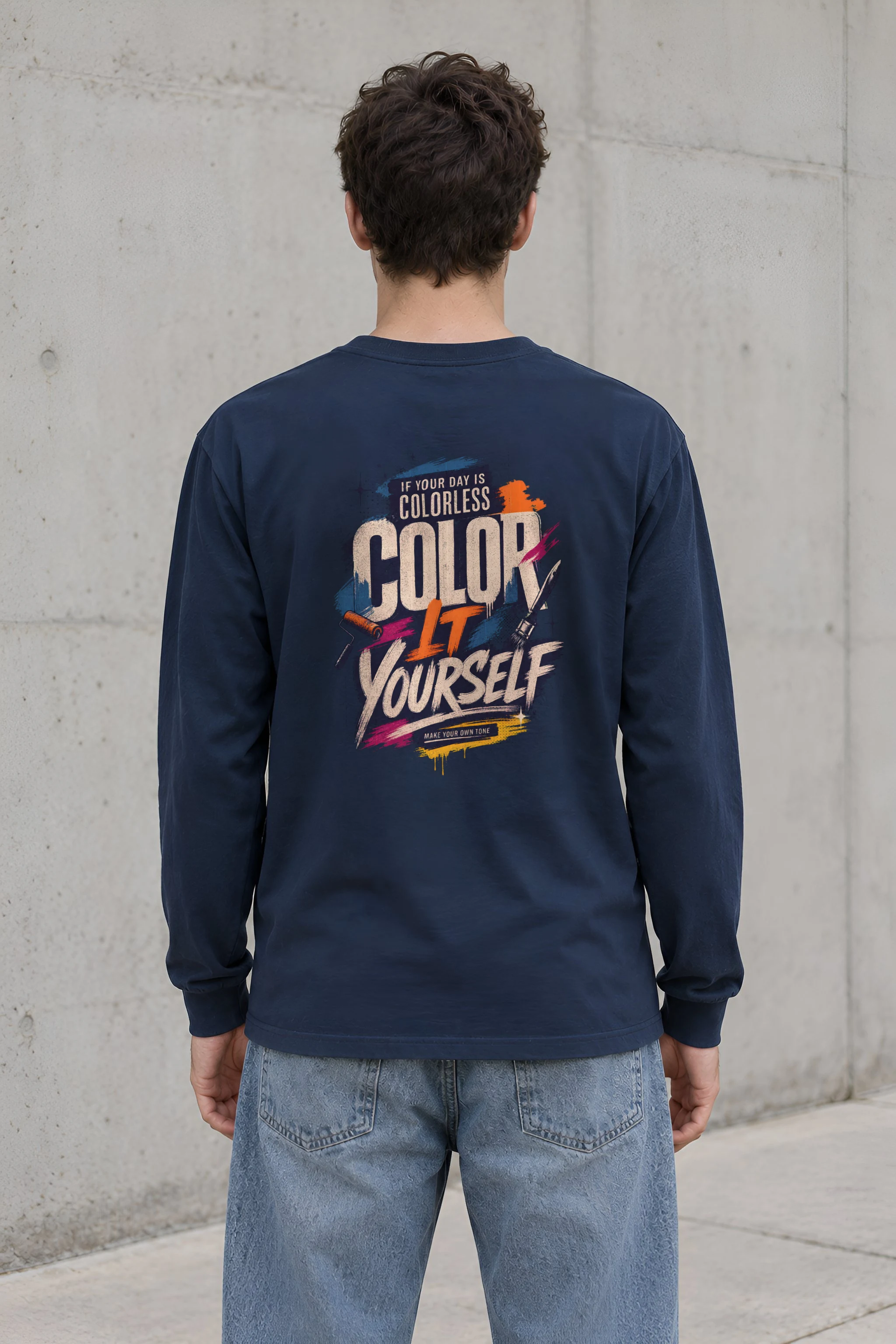 "Color Yourself" Unisex Longsleeve T-shirt