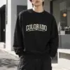 "Colorado Alpine Letterwork" Heavy Blend Unisex Crewneck Sweatshirt | Gildan 18000