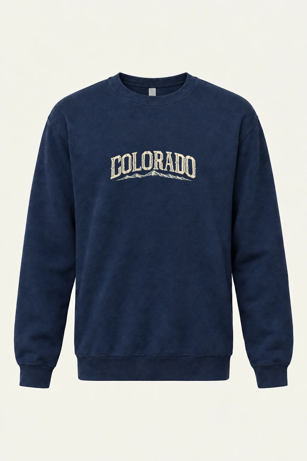 "Colorado Alpine Letterwork" Heavy Blend Unisex Crewneck Sweatshirt | Gildan 18000