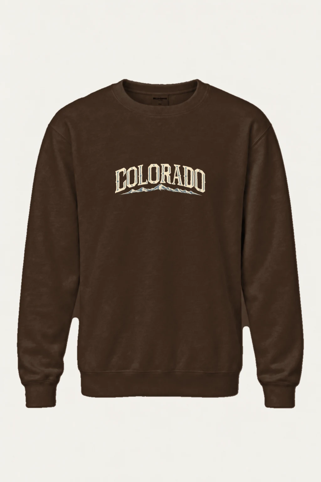 "Colorado Alpine Letterwork" Heavy Blend Unisex Crewneck Sweatshirt | Gildan 18000