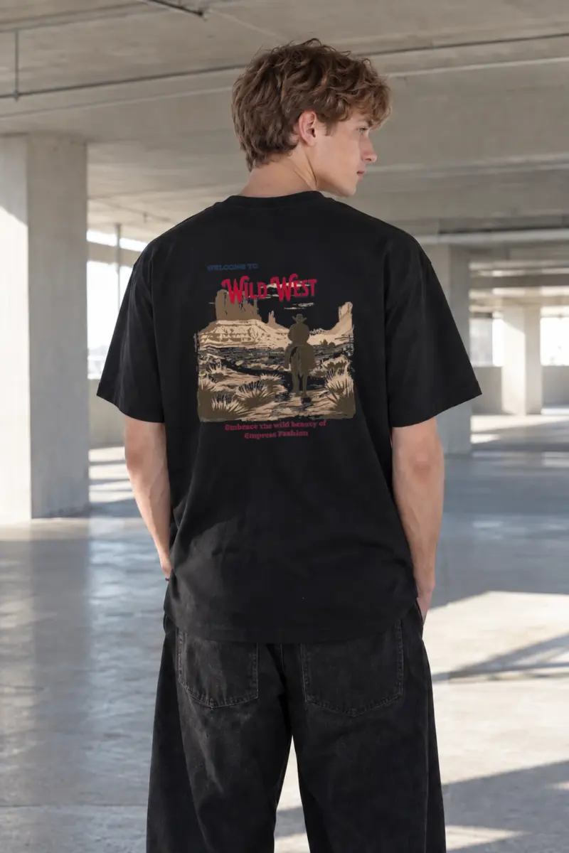 “Colorado Wild West” Heavyweight Unisex Crewneck T-shirt | Gildan 5000