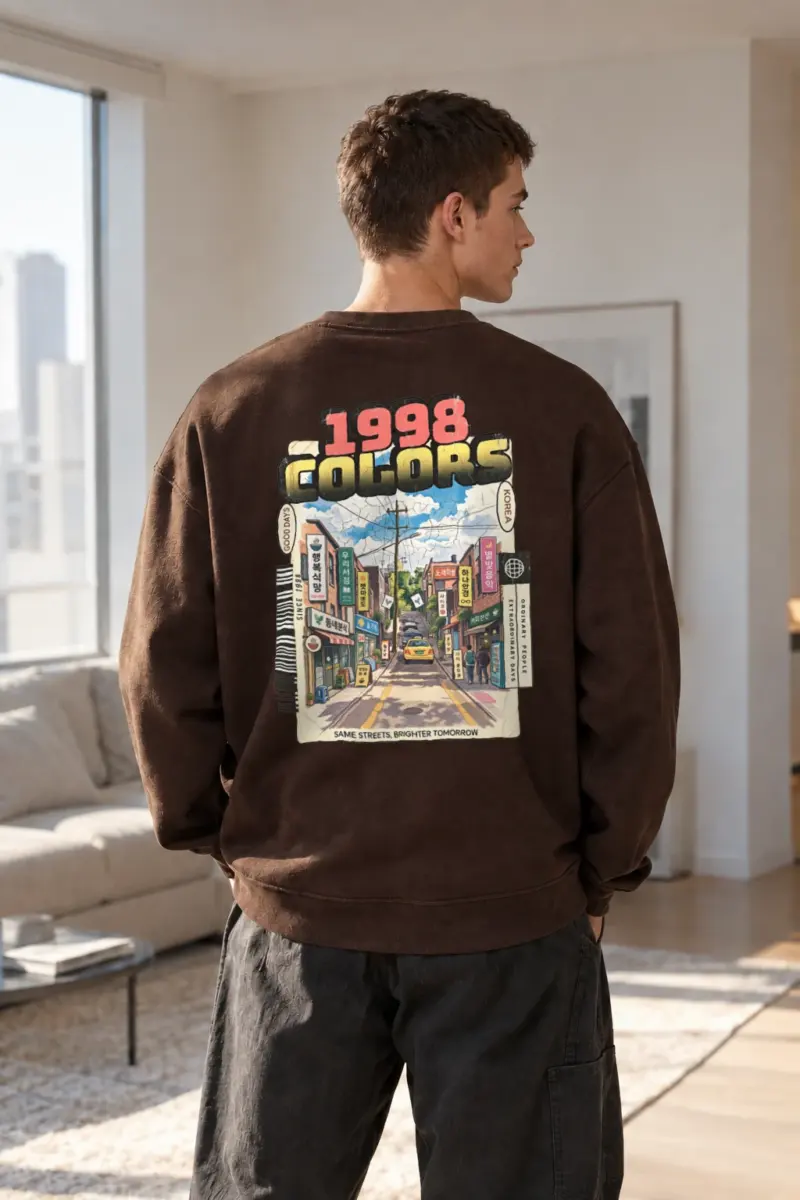 "Colors Good Days" Heavy Blend Unisex Crewneck Sweatshirt | Gildan 18000