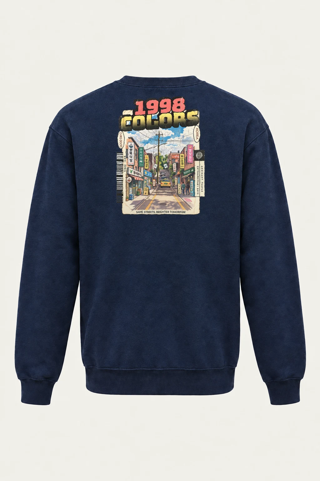 "Colors Good Days" Heavy Blend Unisex Crewneck Sweatshirt | Gildan 18000