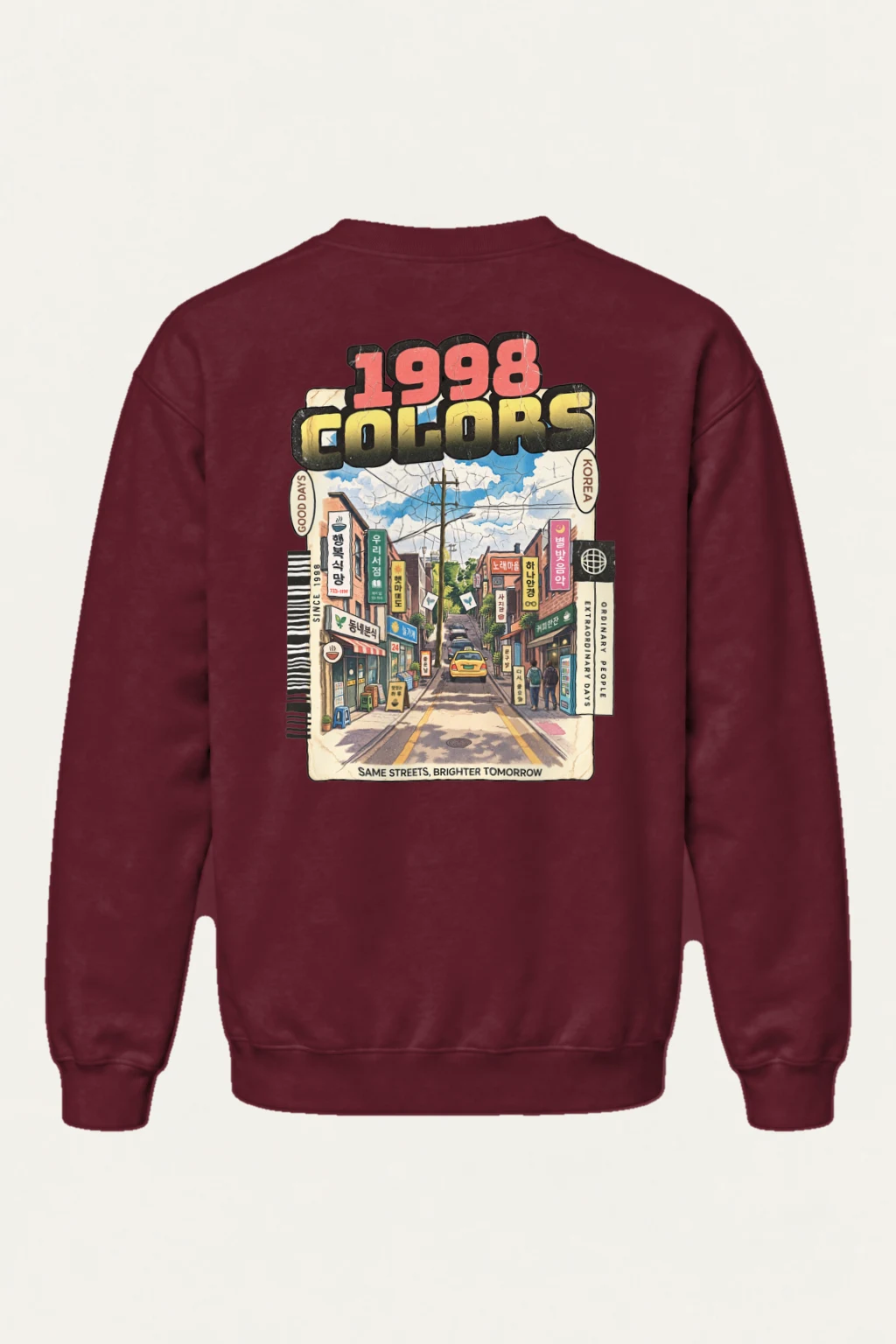 "Colors Good Days" Heavy Blend Unisex Crewneck Sweatshirt | Gildan 18000