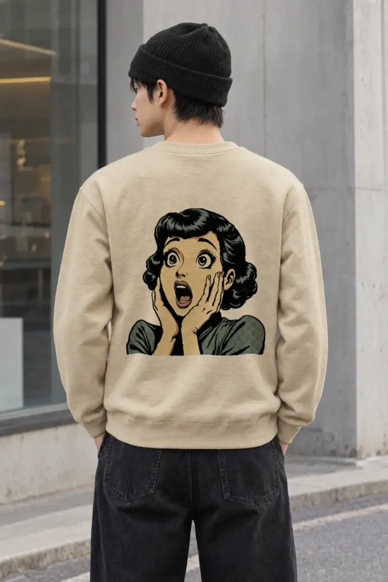 "Comic Shock" Heavy Blend Unisex Crewneck Sweatshirt