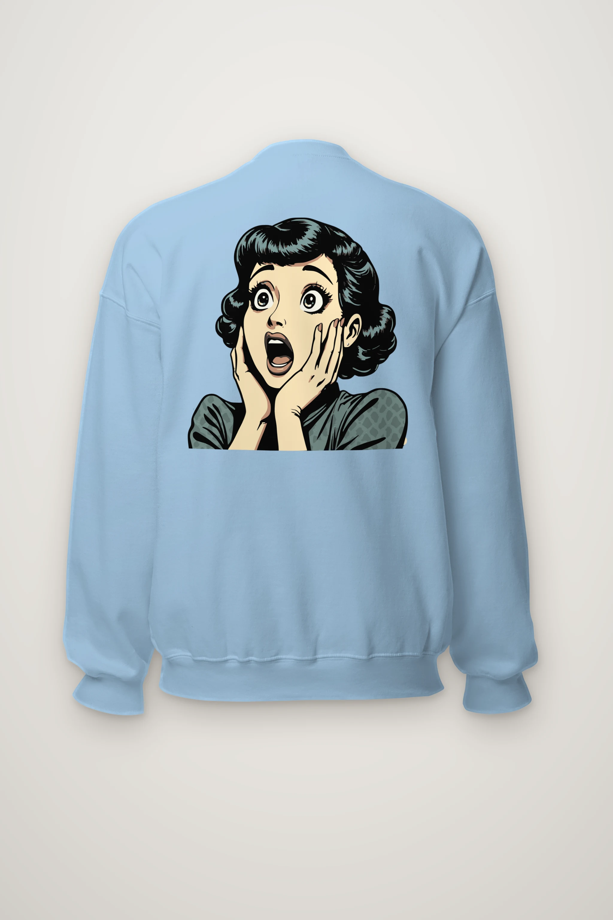 "Comic Shock" Heavy Blend Unisex Crewneck Sweatshirt