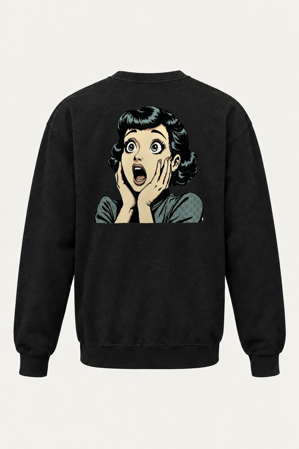 "Comic Shock" Heavy Blend Unisex Crewneck Sweatshirt | Gildan 18000