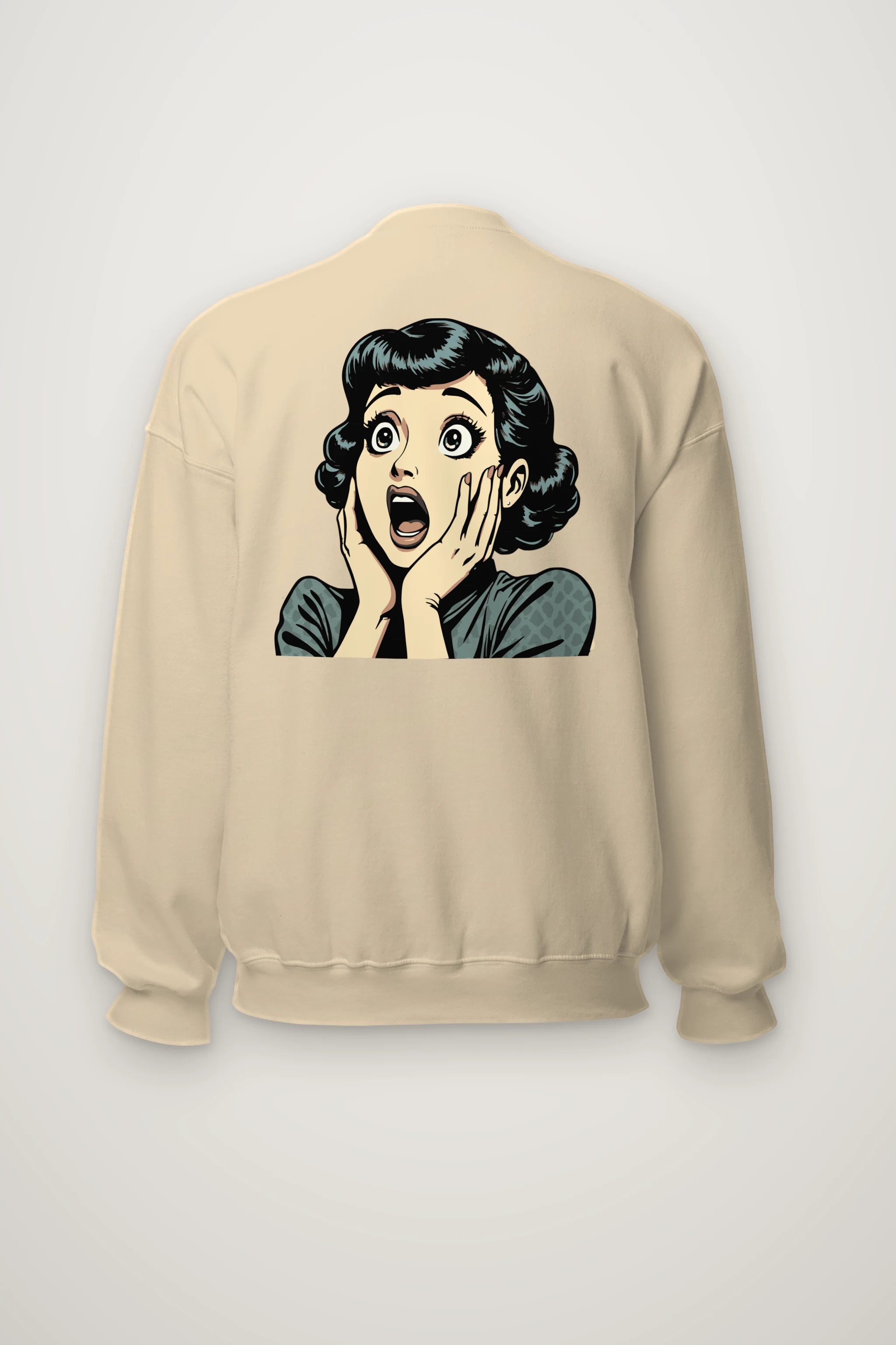 "Comic Shock" Heavy Blend Unisex Crewneck Sweatshirt