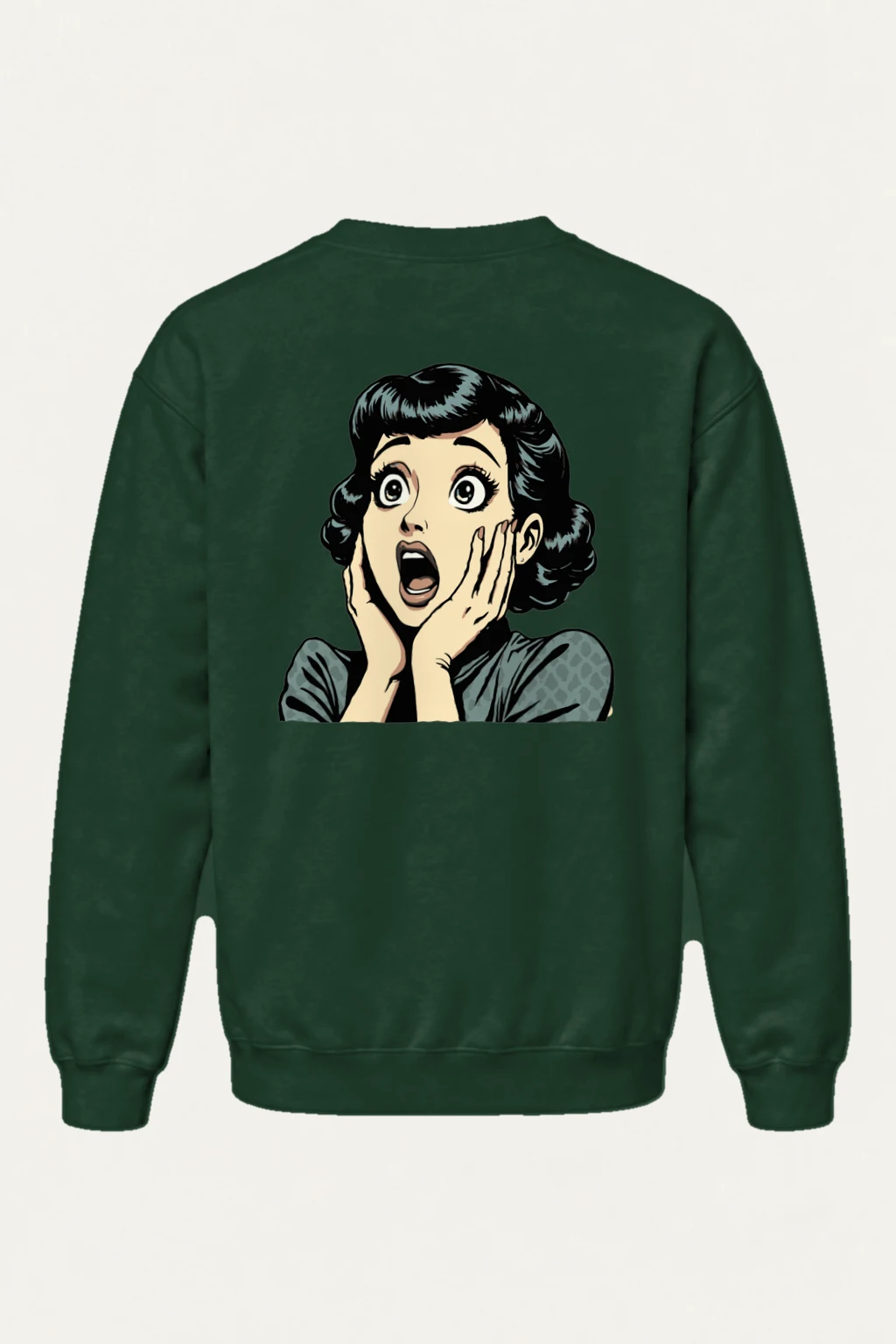"Comic Shock" Heavy Blend Unisex Crewneck Sweatshirt | Gildan 18000