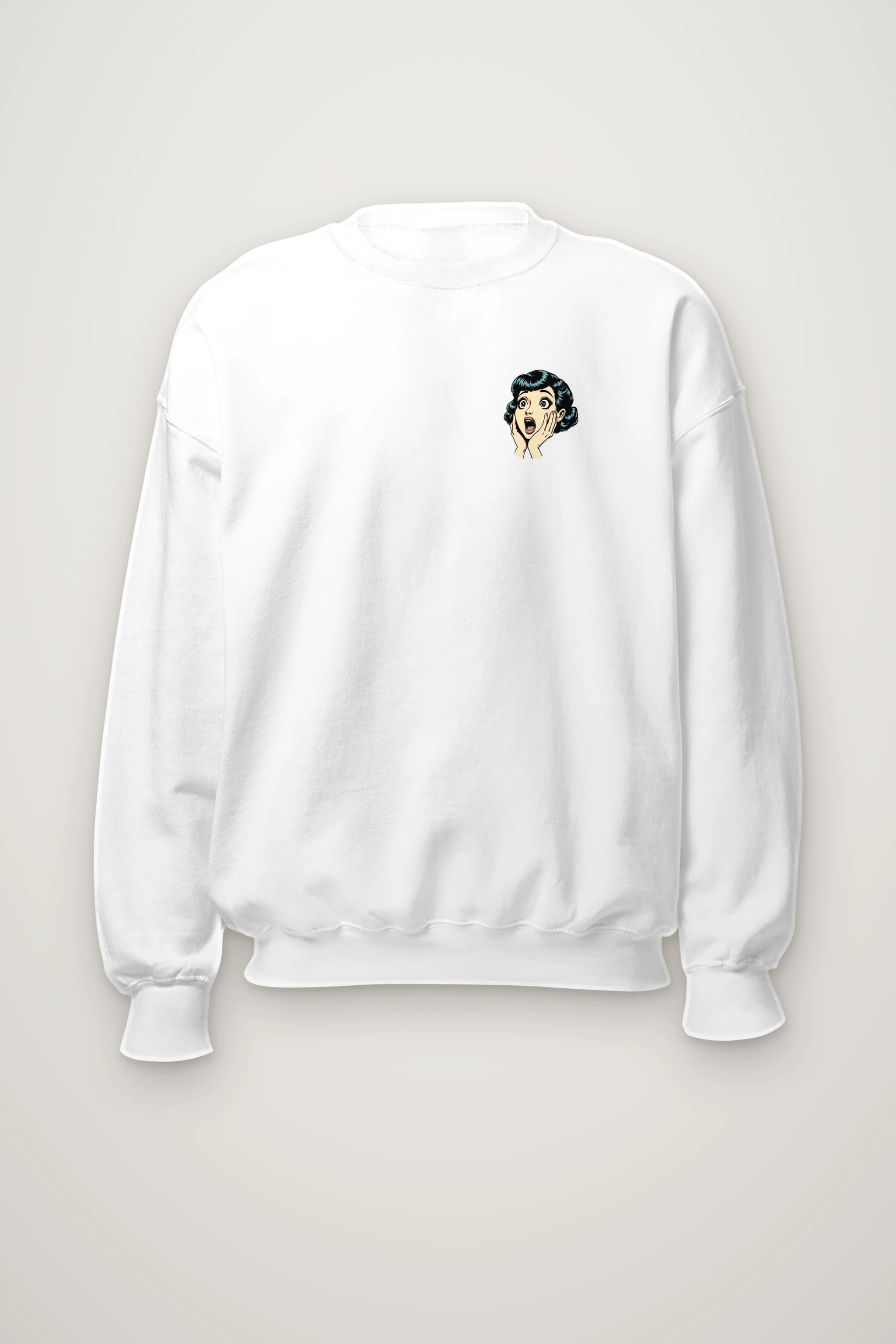 "Comic Shock" Heavy Blend Unisex Crewneck Sweatshirt