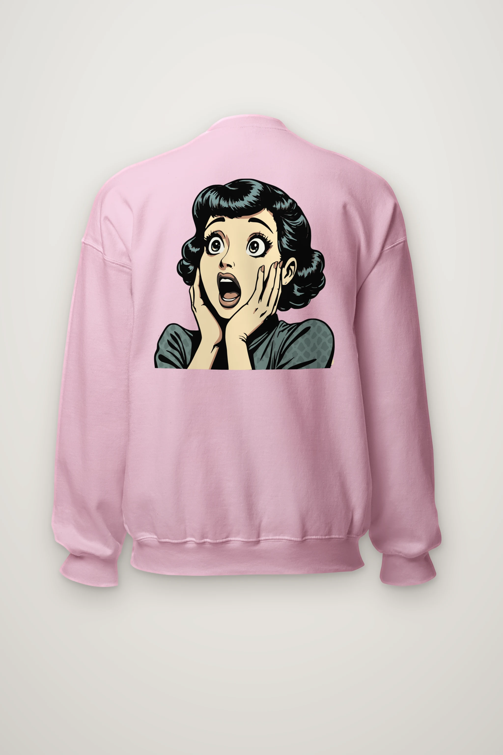 "Comic Shock" Heavy Blend Unisex Crewneck Sweatshirt