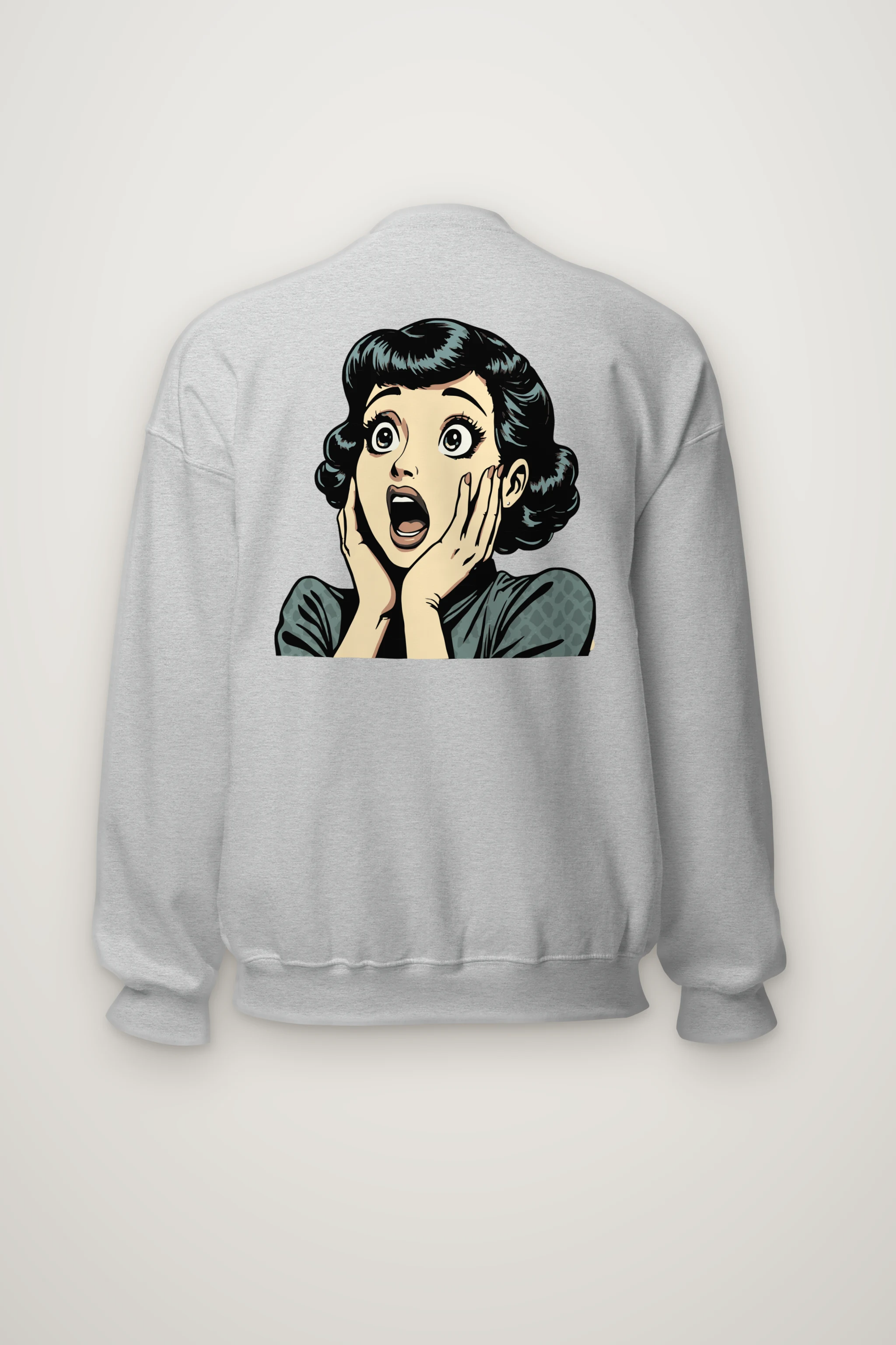 "Comic Shock" Heavy Blend Unisex Crewneck Sweatshirt