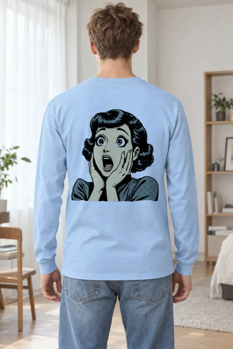"Comic Shock" Unisex Longsleeve T-shirt