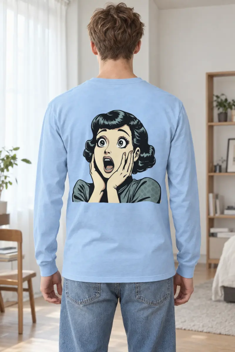 "Comic Shock" Unisex Longsleeve T-shirt