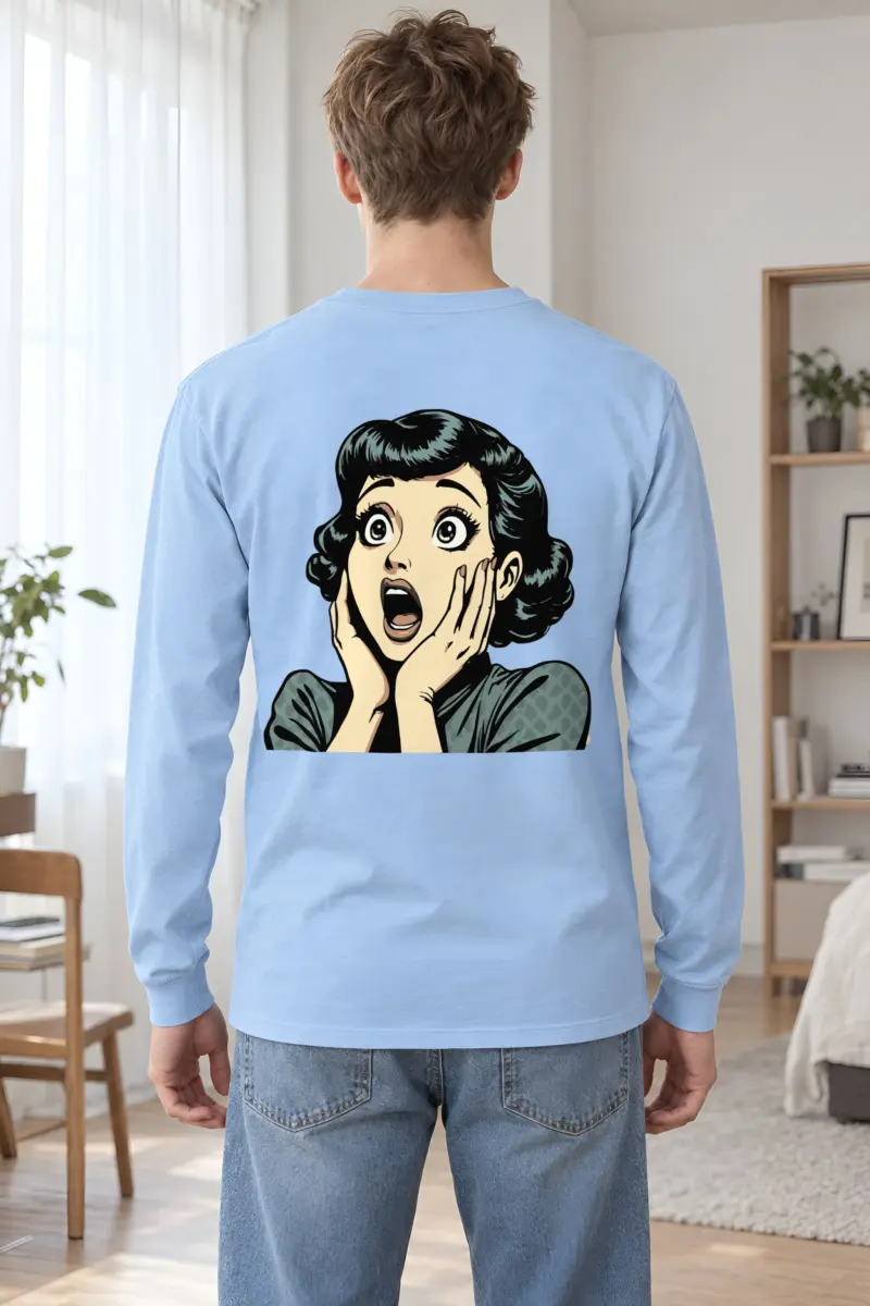 "Comic Shock" Unisex Longsleeve T-shirt