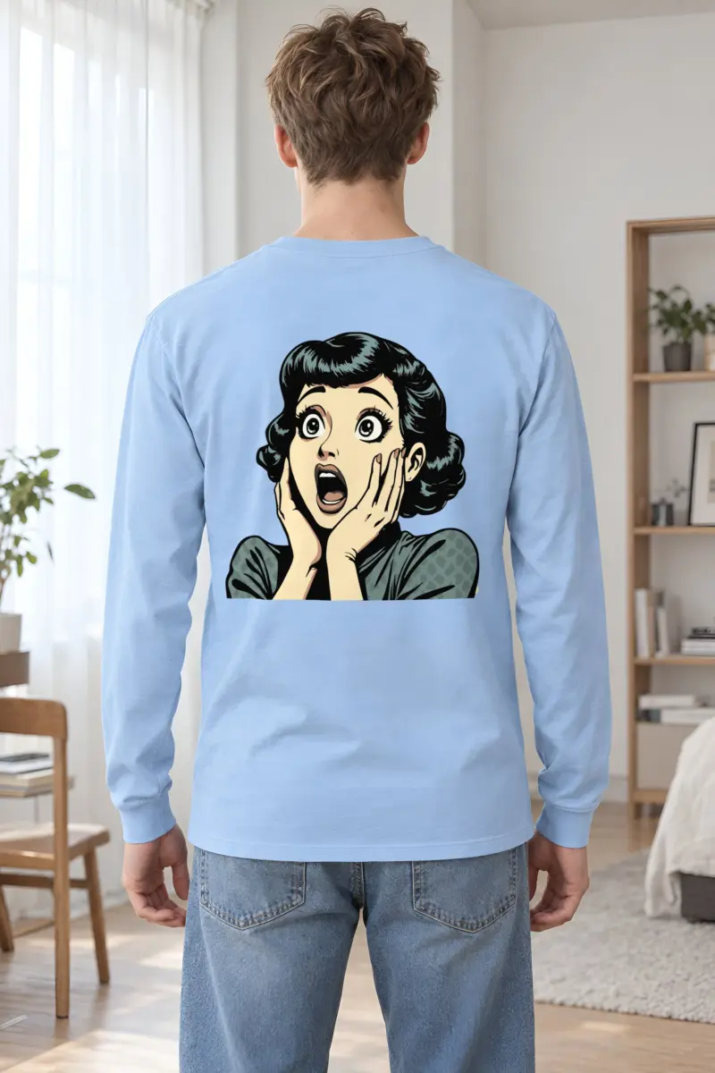 "Comic Shock" Unisex Longsleeve T-shirt