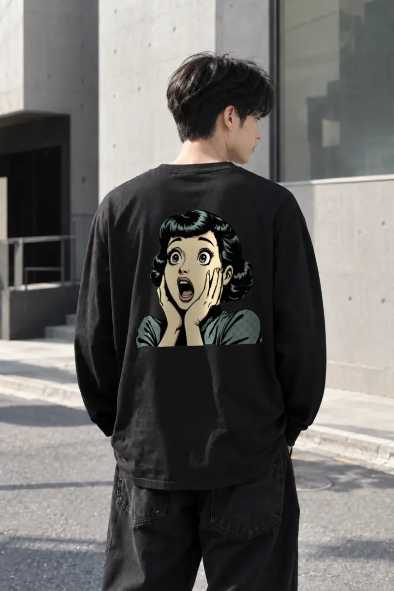 “Comic Shock” Unisex Longsleeve T-shirt | Gildan 2400