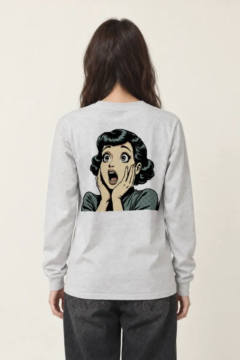 "Comic Shock" Unisex Longsleeve T-shirt | Gildan 2400