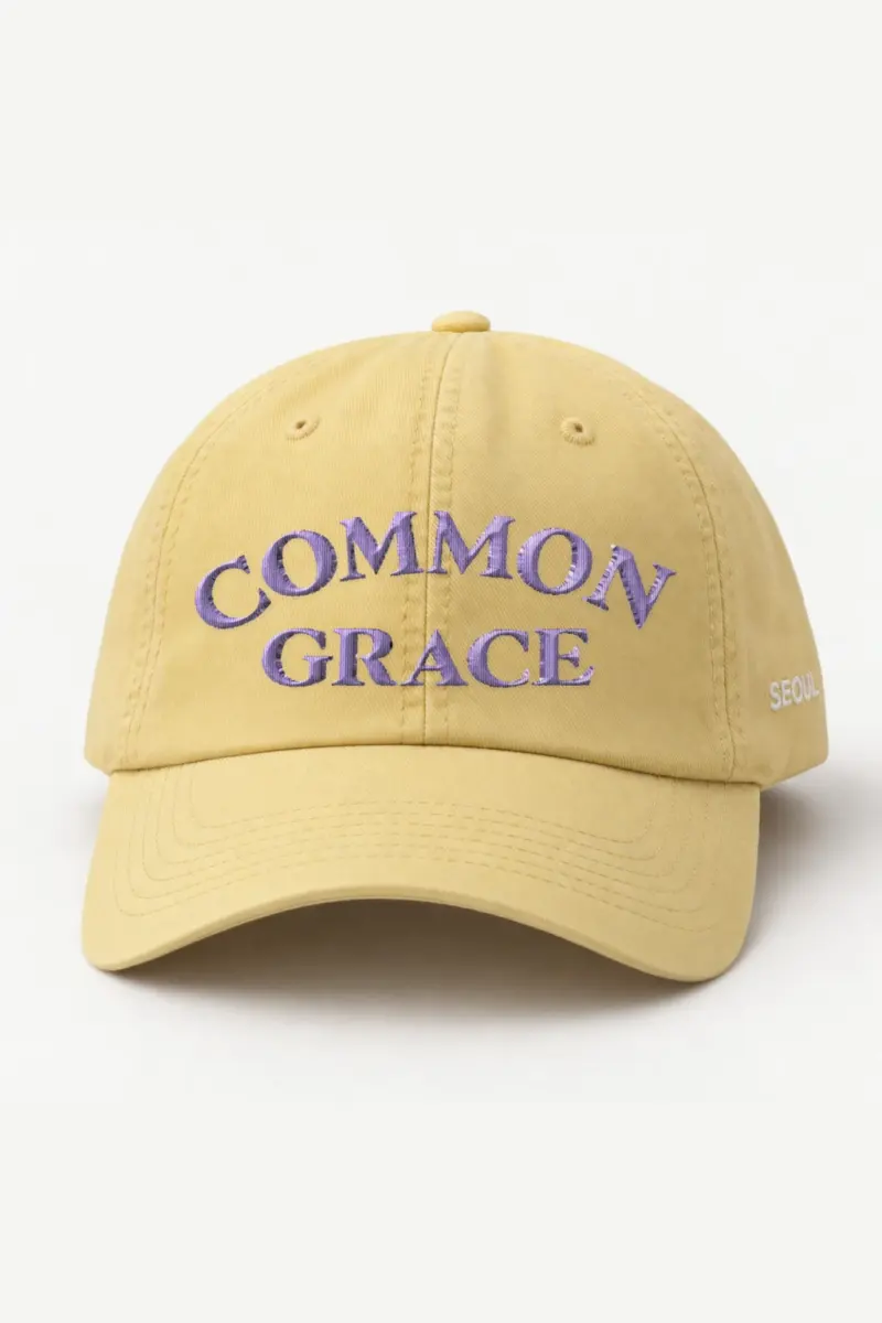 "Common Grace" Coastal Washed Cap · Embroidered
