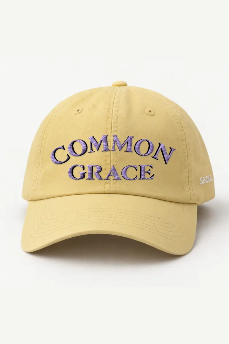 "Common Grace" Coastal Washed Cap · Embroidered