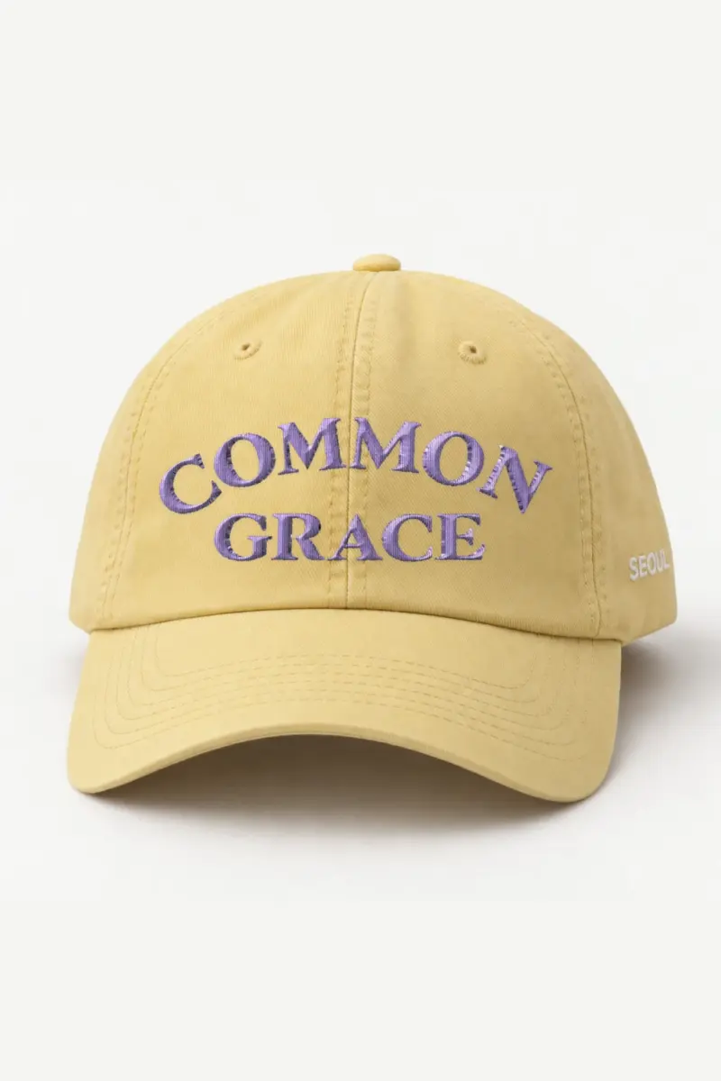 "Common Grace" Coastal Washed Cap · Embroidered