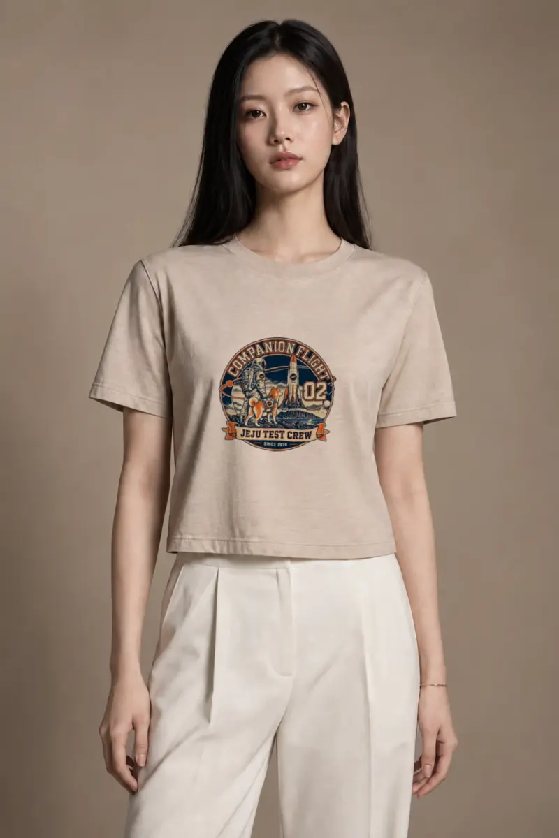 “Companion Flight 02” Women’s Crop Tee