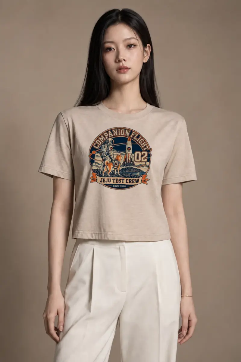 “Companion Flight 02” Women’s Crop Tee