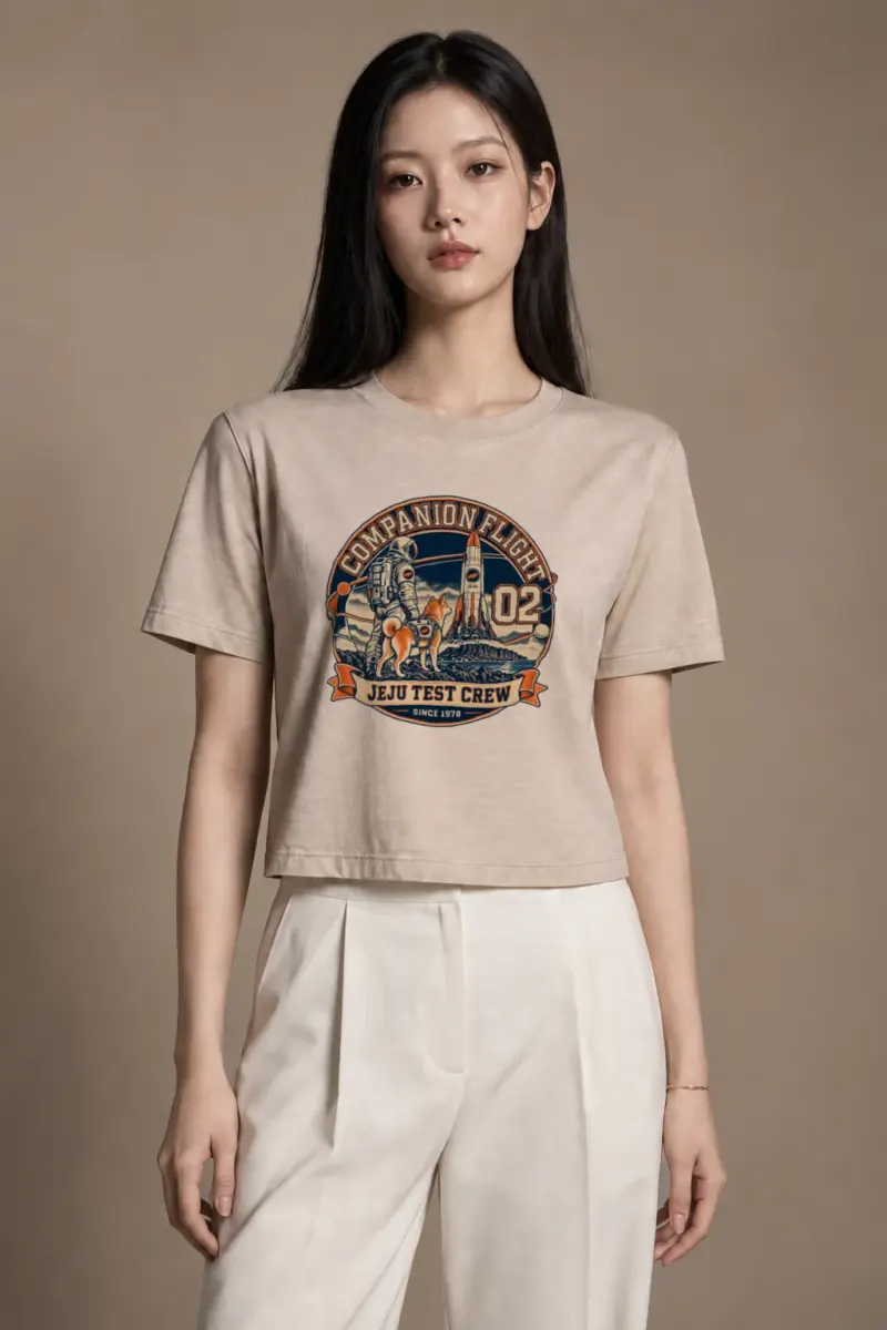 “Companion Flight 02” Women’s Crop Tee